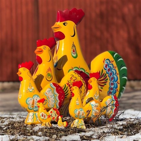 Dala Rooster Yellow